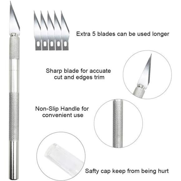 Wallpaper Smoothing Tool with 8 Inch Scraper for Contact Paper Adhesive Vinyl - Picture 2 of 7